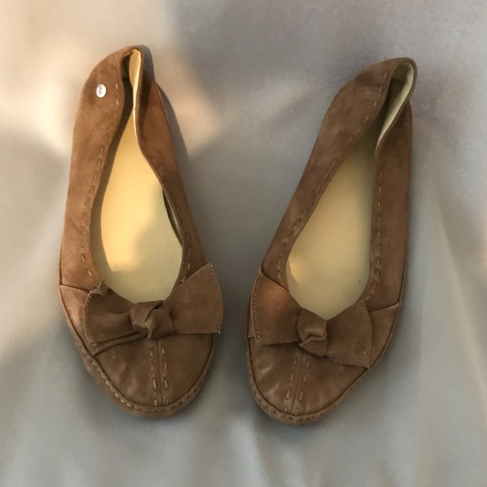 Ugg Brown Suede Flats